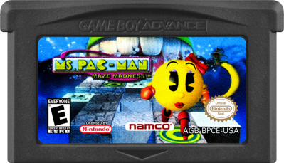 Ms. Pac-Man Maze Madness - Cart - Front (North America) - 1000x574