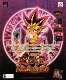 Yu-Gi-Oh! Forbidden Memories - Advertisement Flyer - Front (United States) - 1835x2200