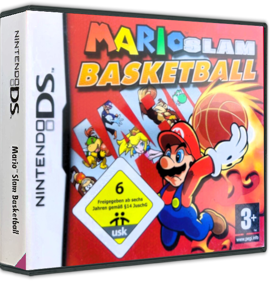 Mario Hoops 3 on 3 - Box - 3D (Germany) - 575x598