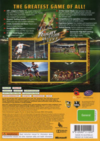 Rugby League Live 2 - Box - Back (Australia) - 800x1123