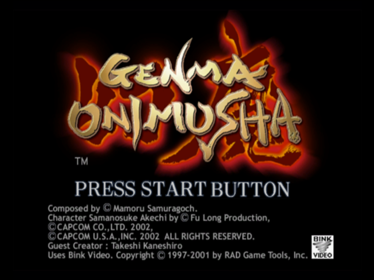Genma Onimusha - Screenshot - Game Title (North America) - 640x480