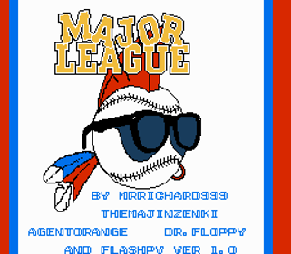 Major League - Screenshot - Game Title (World) - 256x224