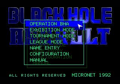 Blackhole Assault - Screenshot - Game Select (North America) - 640x446