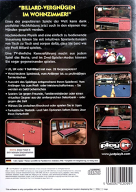 International Pool Championship - Box - Back (Germany) - 1054x1493