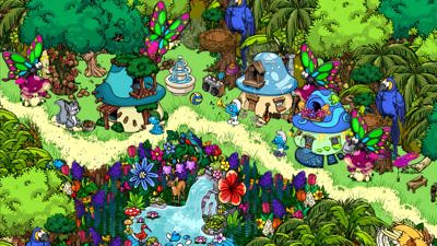 Smurf Paint 'n' Play Workshop - Fanart - Background (World) - 1920x1080