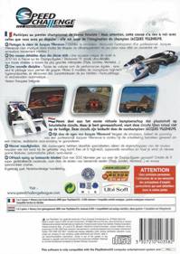 Speed Challenge: Jacques Villeneuve's Racing Vision - Box - Back (Europe) - 718x1013