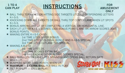 Scooby Doo! and KISS: Rock n' Roll Mystery - Arcade - Controls Information (World) - 1048x615
