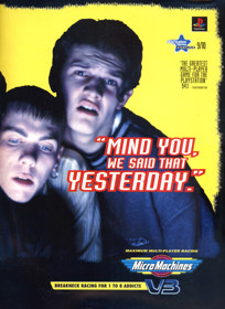 Micro Machines V3 - Advertisement Flyer - Front (United Kingdom) - 1440x1979