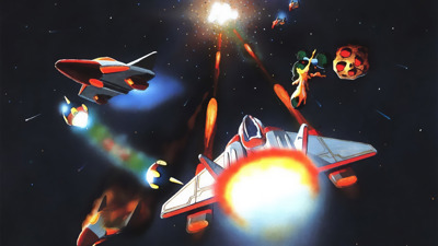 Gyruss - Fanart - Background (North America) - 1600x900