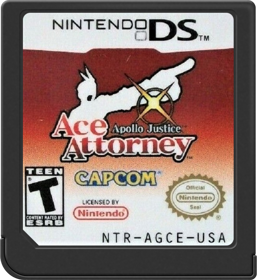 Apollo Justice: Ace Attorney - Cart - Front (North America) - 517x564