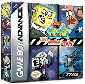 SpongeBob SquarePants: Lights, Camera, Pants! - Box - 3D (North America) - 1016x998