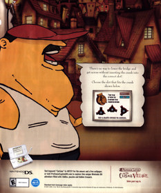 Professor Layton and the Curious Village - Advertisement Flyer - Front (United States) - 1904x2290