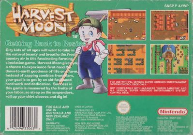 Harvest Moon - Box - Back (Oceania) - 1144x800