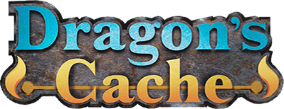 Dragon's Cache - Clear Logo (World) - 640x247