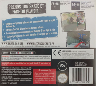 Skate It - Box - Back (France) - 1112x994