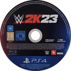 WWE 2K23 - Disc (World) - 1070x1069