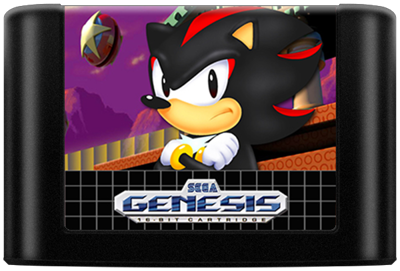 Shadow the Hedgehog in Sonic The Hedgehog - Cart - Front (North America) - 600x407