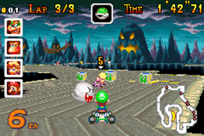 Mario Kart: Super Circuit - Screenshot - Gameplay (World) - 240x160