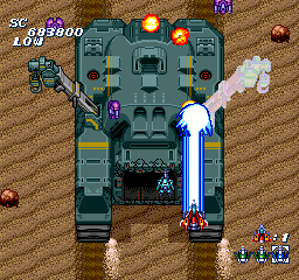 Soldier Blade - Screenshot - Gameplay (World) - 256x240