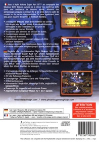 Myth Makers: Super Kart GP - Box - Back (Europe) - 640x915