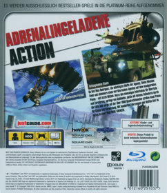 Just Cause 2 - Box - Back (Germany) - 1000x1157
