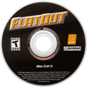 FlatOut - Disc (North America) - 1280x1280
