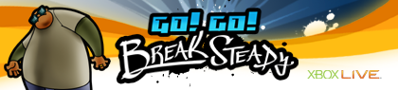 Go! Go! Break Steady - Banner (World) - 420x95