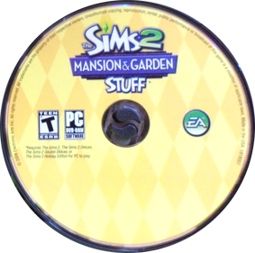 The Sims 2: Mansion & Garden Stuff - Disc (North America) - 700x695