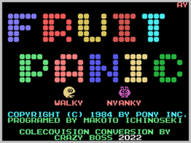 Fruit Panic - Screenshot - Game Title (World) - 256x192