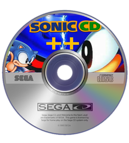 Sonic CD++ - Disc (North America) - 463x514
