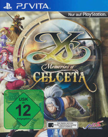 Ys: Memories of Celceta - Box - Front (Germany) - 600x763