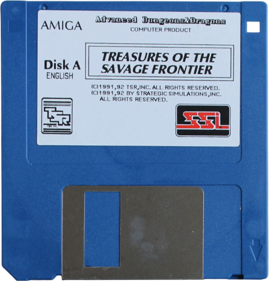 Treasures of the Savage Frontier - Disc (Germany) - 590x616