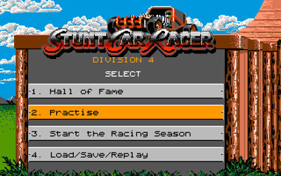 Stunt Car Racer - Screenshot - Game Select (Europe) - 640x400