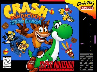 Crash Bandicoot and the Retro Dimension - Fanart - Box - Front (North America) - 640x480