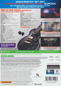 Rocksmith 2014 - Box - Back (Germany) - 901x1280