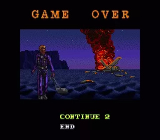 U.N. Squadron - Screenshot - Game Over (North America) - 256x224