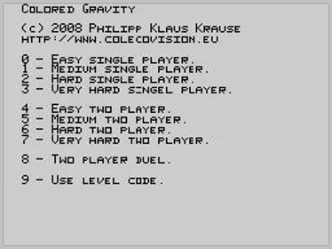 Colored Gravity - Screenshot - Game Title (World) - 256x192