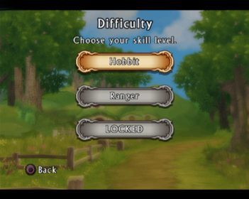 The Lord of the Rings: Aragorn's Quest - Screenshot - Game Select (World) - 640x511