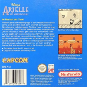 Disney's The Little Mermaid - Box - Back (Germany) - 700x700