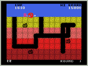 Dig Dug - Screenshot - Gameplay (North America) - 256x192