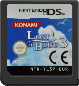 Lost in Blue 3 - Cart - Front (Europe) - 517x564