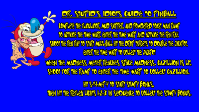 Ren & Stimpy: Space Madness - Arcade - Controls Information (World) - 1920x1080