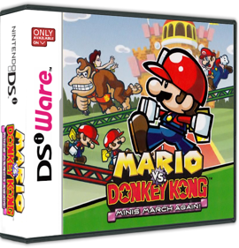 Mario vs. Donkey Kong: Minis March Again! - Box - 3D (World) - 575x598