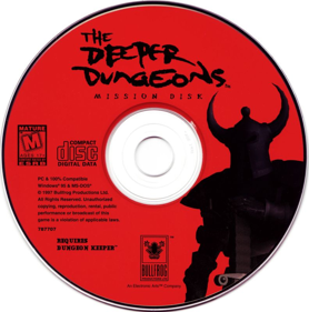 Dungeon Keeper: The Deeper Dungeons - Disc (North America) - 792x800