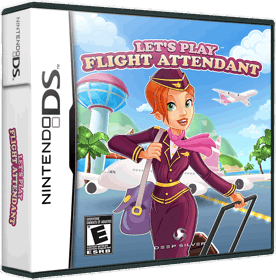 Let's Play: Flight Attendant - Box - 3D (North America) - 867x880