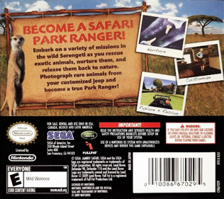 Jambo! Safari: Animal Rescue - Box - Back (North America) - 937x833