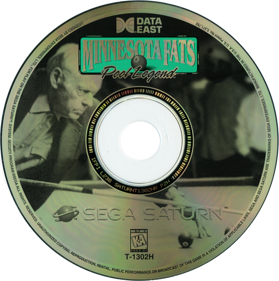 Minnesota Fats: Pool Legend - Disc (North America) - 1395x1403
