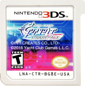 Azure Striker Gunvolt: Striker Pack - Cart - Front (North America) - 1087x1096