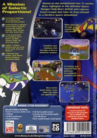 Buzz Lightyear of Star Command - Box - Back (United States) - 566x800