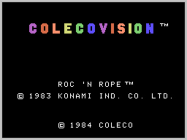 Roc 'N Rope - Screenshot - Game Title (World) - 256x192